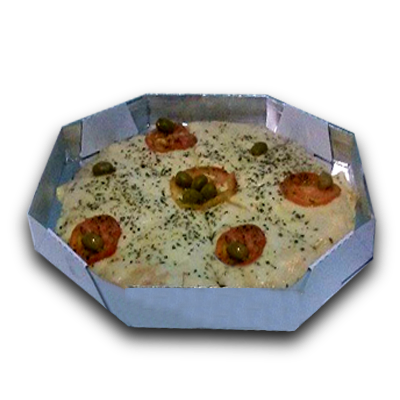 PIZZA PRESUNTO E QUEIJO